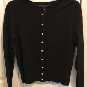 White House Black Market Black Cardigan